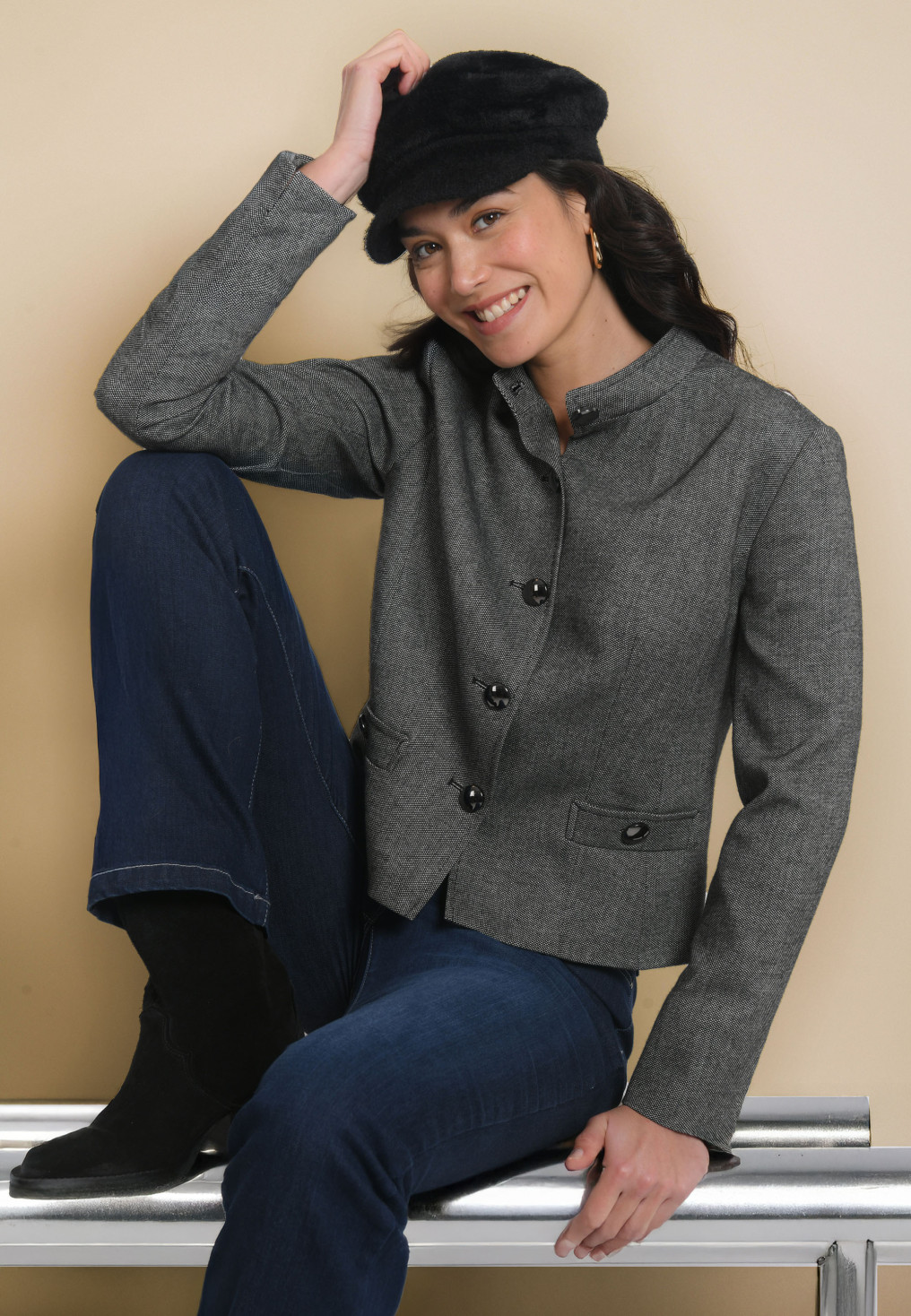 VESTE - JENDAYA - NOIR